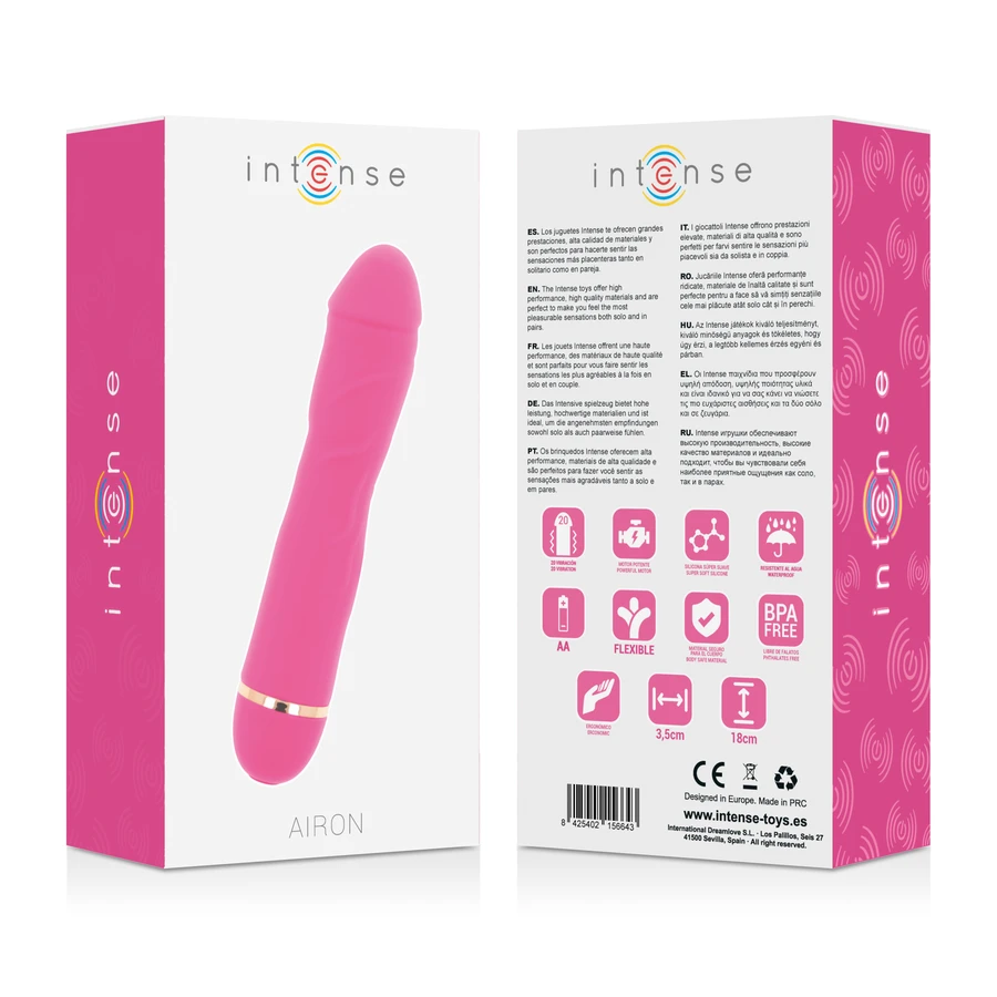 INTENSE - AIRON 20 VELOCIT SILICONE ROSA